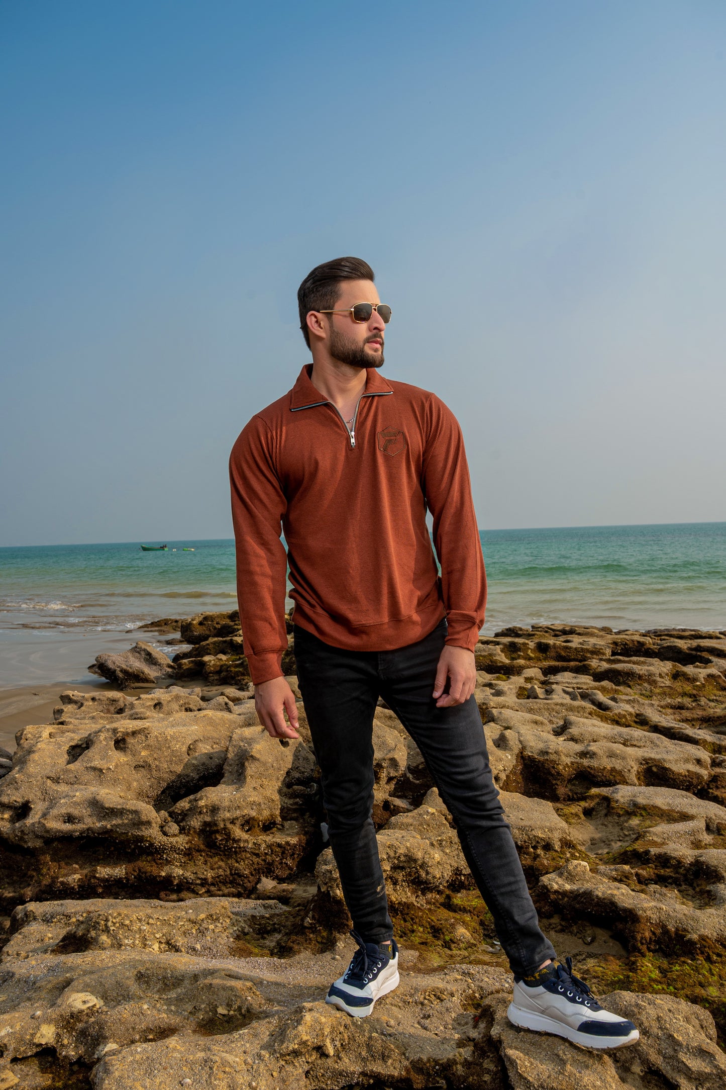 RustEdge Full Sleeve Zipper