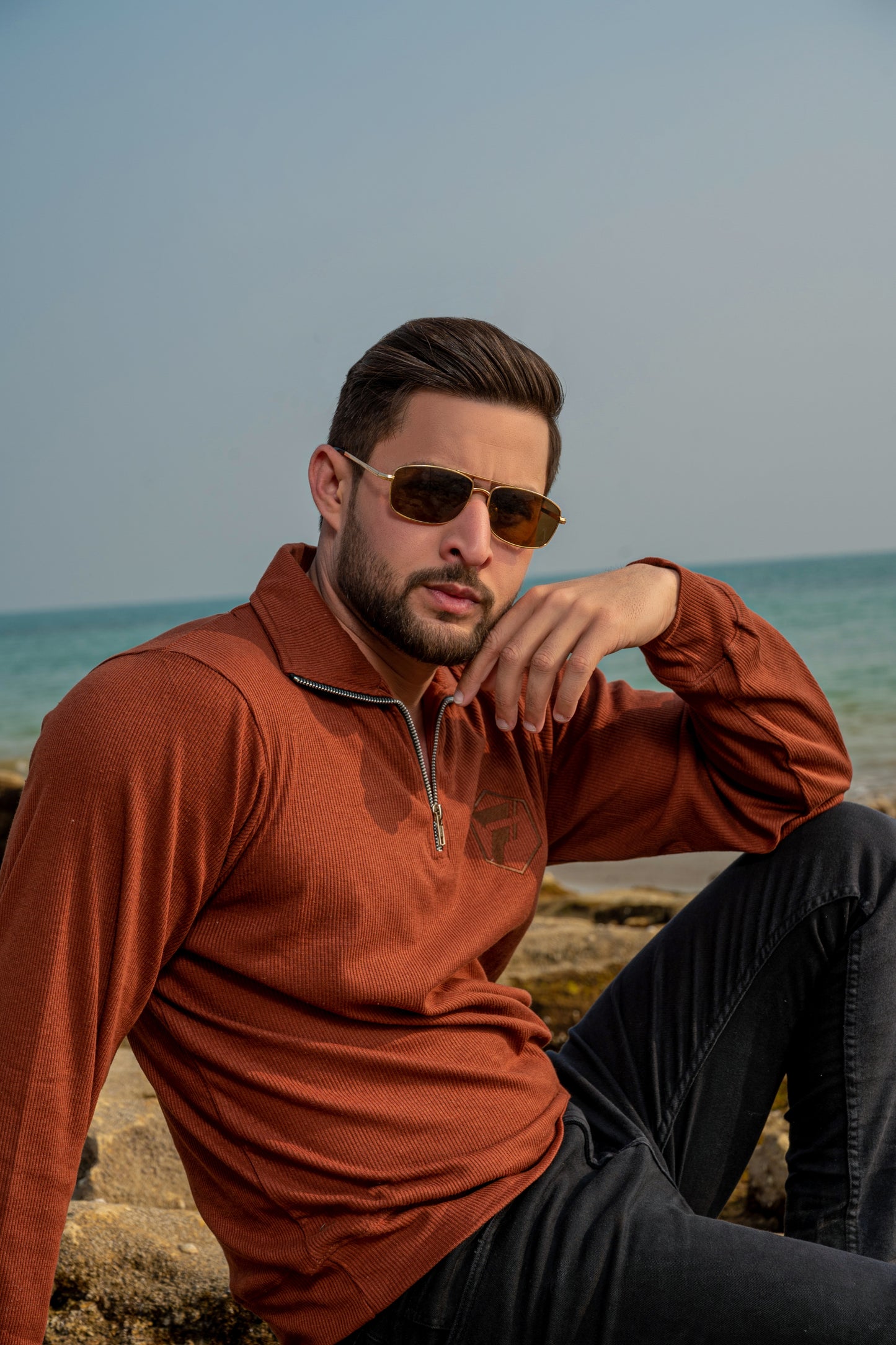 RustEdge Full Sleeve Zipper